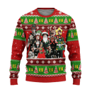 My Hero Academia Anime Ugly Christmas Sweater BNHA Xmas Gift Nearkii