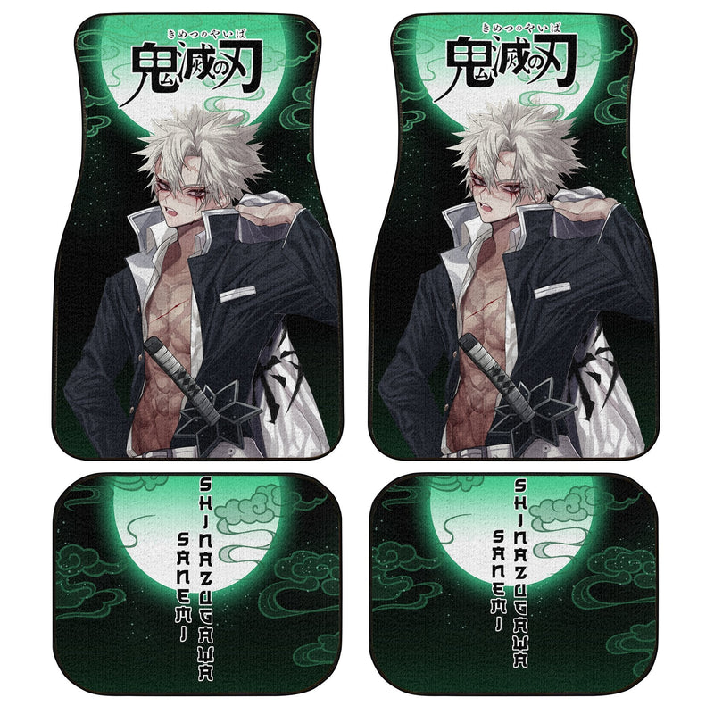 Demon Slayers Anime Car Floor Mats Sanemi Shinazugawa Kimetsu no Yaiba Car Accessories Nearkii