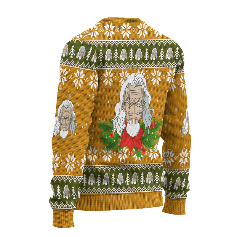 Silvers Rayleigh One Piece Anime Ugly Christmas Sweater Xmas Gift Nearkii