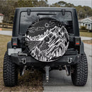 Mountain Site, Galaxy Night Sky Car Spare Tire Cover Gift For Campers Nearkii