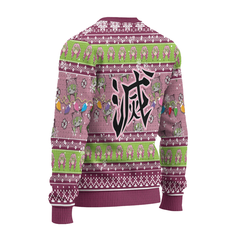 Demon Slayer Mitsuri Kanroji Anime Ugly Christmas Sweater Xmas Gift Nearkii