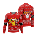 Pikachu Pokemon Ugly Christmas Sweater Anime Xmas Gift Nearkii