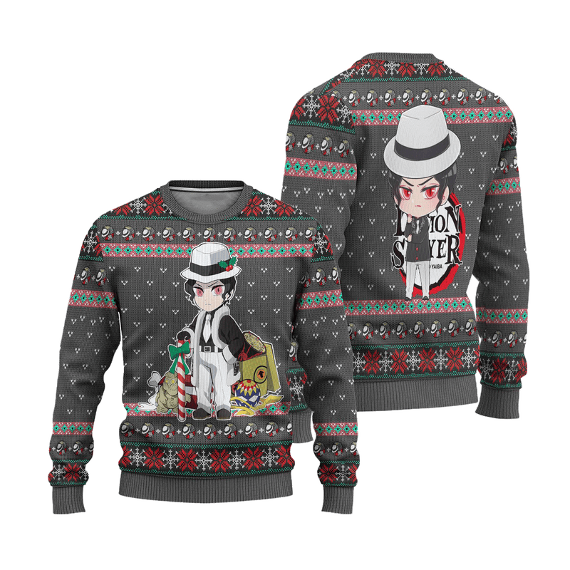 Muzan Kibutsuji Demon Slayer Anime Ugly Christmas Sweater Xmas Gift Nearkii