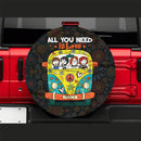 All You Need Is Love Jeep Car Spare Tire Cover Gift For Campers Nearkii