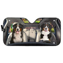 Bernese Mountain Dog Car Auto Sun Shades Windshield Accessories Decor Gift Nearkii