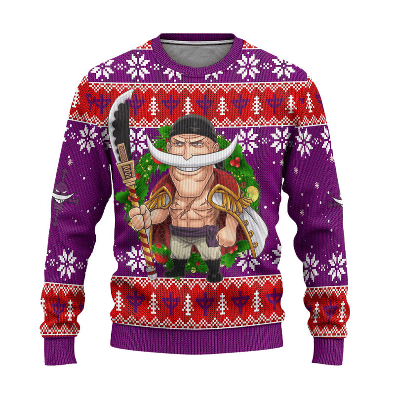 Edward Newgate One Piece Anime Ugly Christmas Sweater Xmas Gift Nearkii