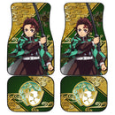 Demon Slayer Tanjiro Kamado Car Floor Mats Anime Car Accessories Nearkii