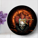 IT Horror Movie Pennywise Moonlight Halloween Wood Wall Clock Nearkii