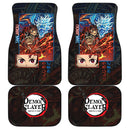 Kamado Tanjiro Car Floor Mats Custom Demon Slayer Anime Car Accessories Nearkii