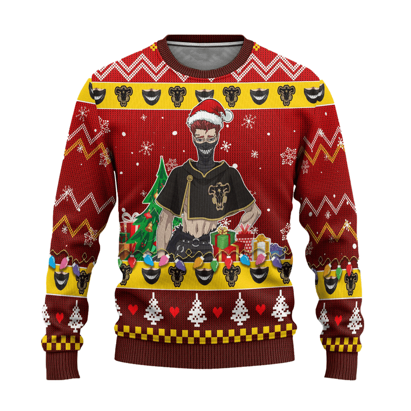 Zora Ideale Anime Ugly Christmas Sweater Black Clover Xmas Gift Nearkii