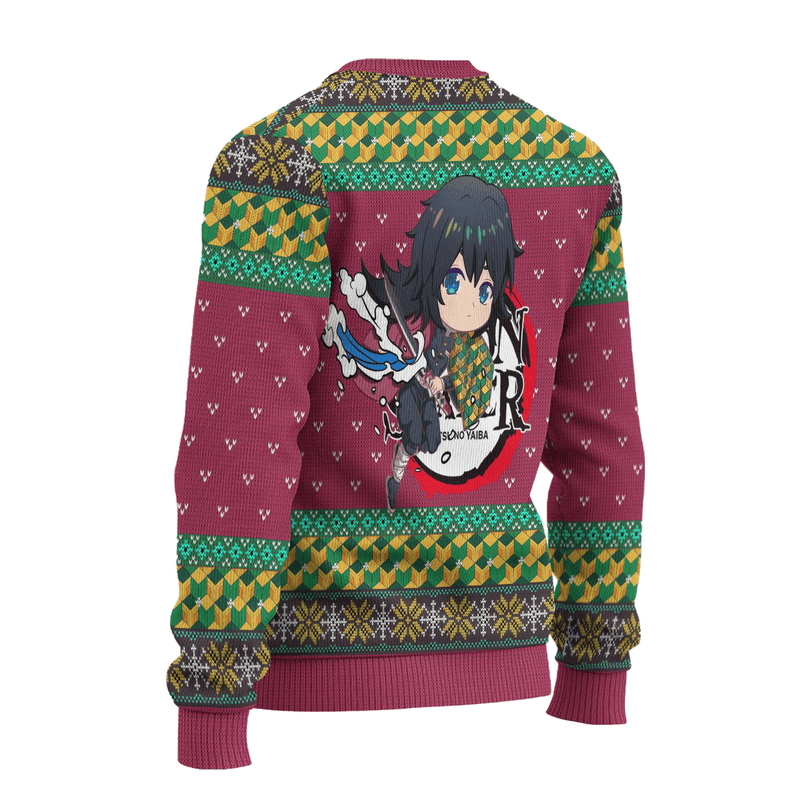 Giyuu Tomioka Demon Slayer Anime Ugly Christmas Sweater Xmas Gift Nearkii