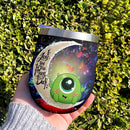 Cute Mike Monster Inc Love You To Moon And Back Premium Wine Tumbler Nearkii