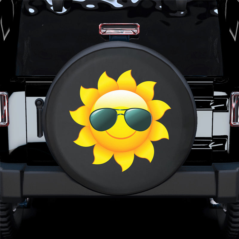 Funny Sun Spare Tire Cover Gift For Campers Nearkii