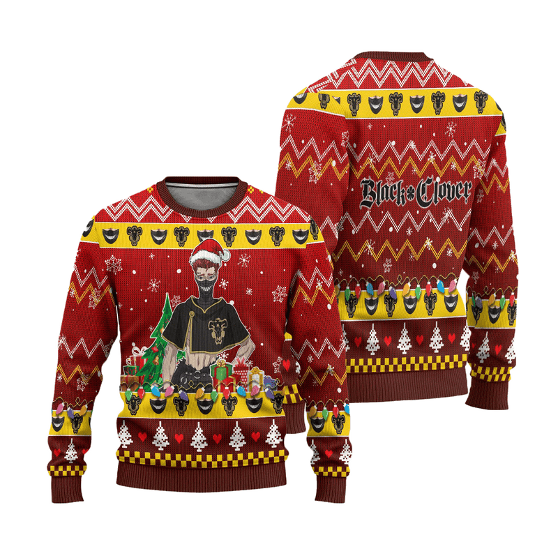 Zora Ideale Anime Ugly Christmas Sweater Black Clover Xmas Gift Nearkii