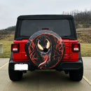 Venom Carnage Fire Minimal Car Spare Tire Covers Gift For Campers Nearkii