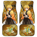 Demon Slayer Zenitsu Agatsuma Car Floor Mats Anime Car Accessories Nearkii
