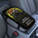 Scooby Doo Funny Drive Jeep Moonlight Halloween Premium Custom Armrest Center Console Cover Car Accessories Nearkii