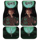 Demon Slayers Anime Car Floor Mats Tanjiro Kamado Kimetsu no Yaiba Car Accessories Nearkii