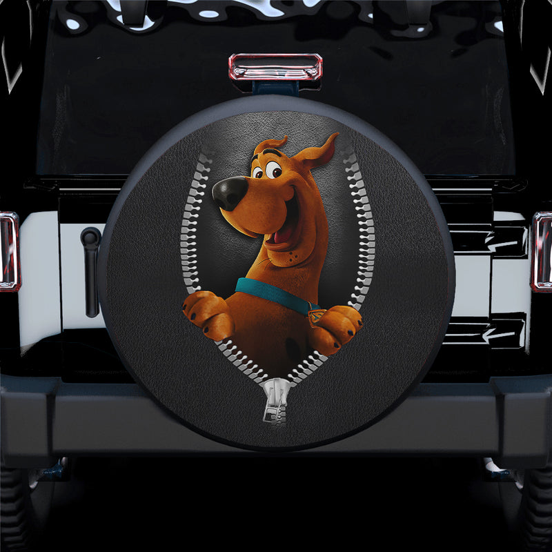 Scooby Doo Zipper Car Spare Tire Covers Gift For Campers Nearkii