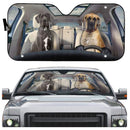 Great Dane Custom Car Auto Sun Shades Windshield Accessories Decor Gift Nearkii