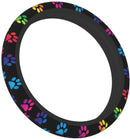 Colorful Dog Paw Premium Car Steering Wheel Cover Nearkii