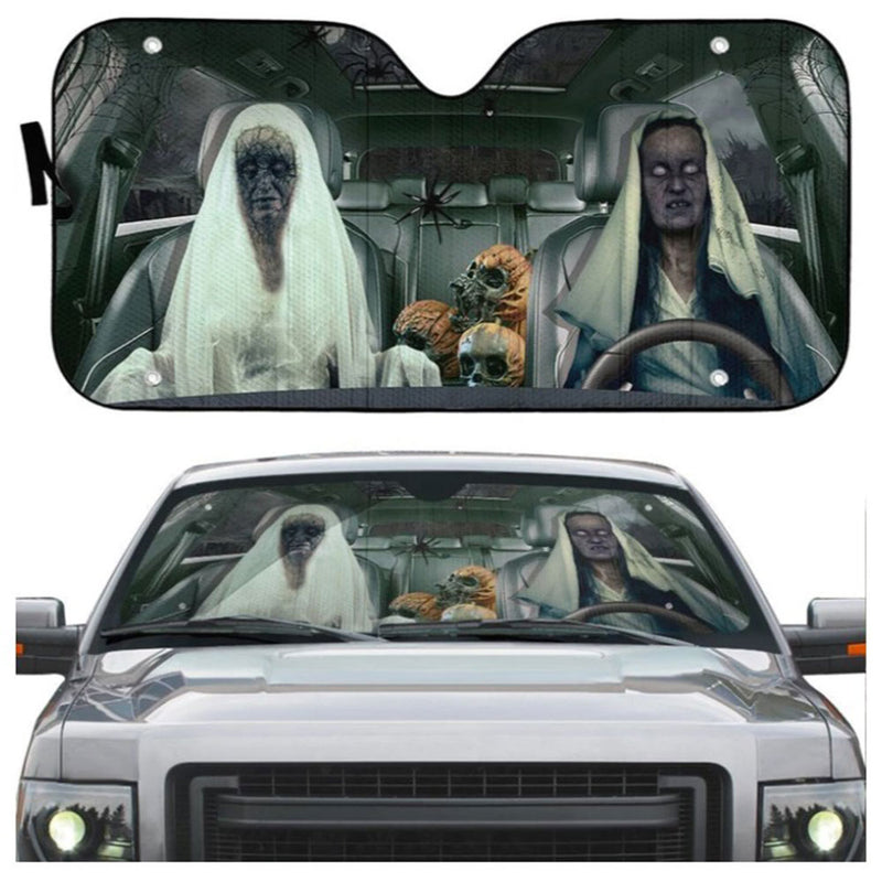 Halloween Ghost Custom Car Auto Sun Shades Windshield Accessories Decor Gift Nearkii