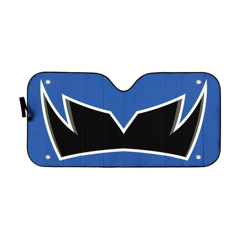 Power Rangers Dino Thunder Blue Ranger Helmet Custom Car Auto Sunshade Windshield Accessories Decor Gift Nearkii