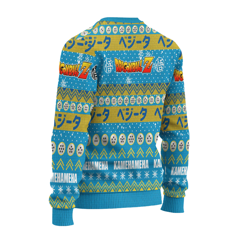 Vegeta Anime Ugly Christmas Sweater Dragon Ball Z Xmas Gift Nearkii