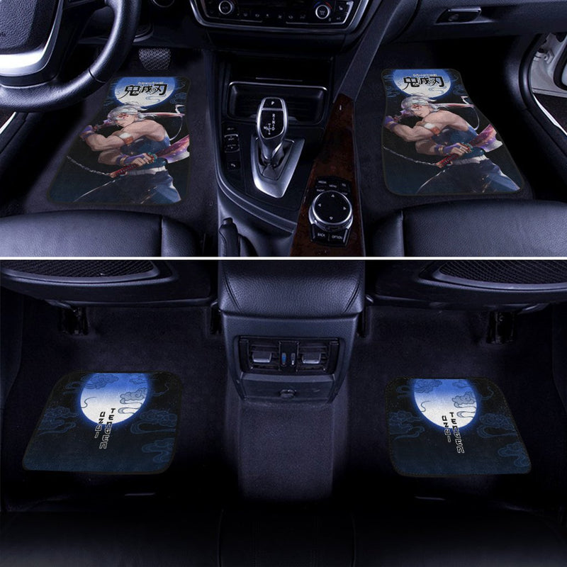 Demon Slayers Anime Car Floor Mats Tengen Uzui Kimetsu no Yaiba Car Accessories Nearkii