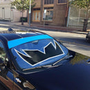 Power Rangers Dino Thunder Blue Ranger Helmet Custom Car Auto Sunshade Windshield Accessories Decor Gift Nearkii
