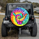 Tie Dye Shaka Car Spare Tire Cover Gift For Campers Nearkii