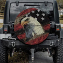 American Eagle, American Flag Car Spare Tire Cover Gift For Campers Nearkii