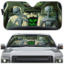 Halloween Alien Custom Car Auto Sun Shades Windshield Accessories Decor Gift Nearkii