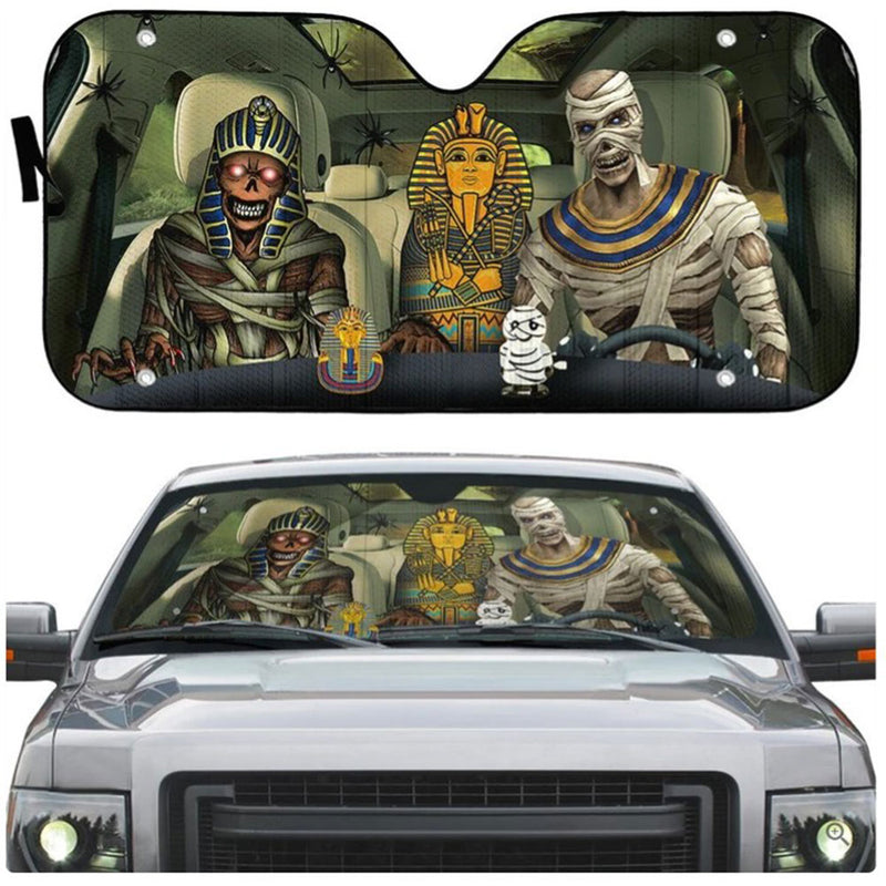 Halloween Mummy Custom Car Auto Sun Shades Windshield Accessories Decor Gift Nearkii