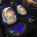 Pokemon Friends Gen 1 Love You To The Moon Galaxy Car Seat Covers