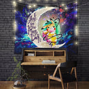 Pikachu Color Love You To The Moon Galaxy Tapestry Room Decor Nearkii