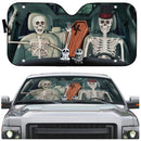 Halloween Skeleton Custom Car Auto Sun Shades Windshield Accessories Decor Gift Nearkii