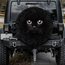 Cute Black Cat Car Spare Tire Cover Gift For Campers Nearkii