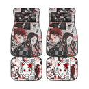 Custom Nezuko and Tanjiro Car Floor Mats Demon Slayers Car Mats Anime Car Accessories Nearkii