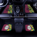 Demon Slayers Car Floor Mats Giyu Tomioka Pattern Kimetsu no Yaiba Car Accessories Nearkii