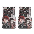 Custom Nezuko and Tanjiro Car Floor Mats Demon Slayers Car Mats Anime Car Accessories Nearkii