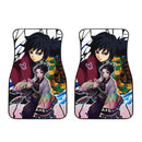 Demon Slayers Giyuu And Shinobu Car Floor Mats Anime Car Accessories Nearkii