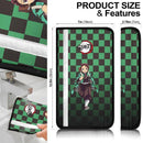 Tanjiro Kamado Demon Slayers Anime Car Seat Belt Cover Custom Car Accessories Nearkii