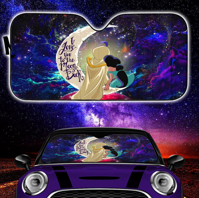 Aladin Couple Love You To The Moon Galaxy Car Auto Sunshades Nearkii
