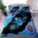 Aboriginal Naidoc Week Blue Turtle Lizard Bedding Set Nearkii