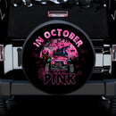 We Wear Pink Octorber Car Spare Tire Covers Gift For Campers Nearkii