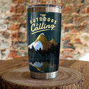 The Outdoor Is Calling Camping Camfire Tumbler 2023 Nearkii