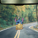 Stitch Get In Sit Down Shut Up Hold On Funny Car Ornament Custom Car Accessories Decorations Nearkii