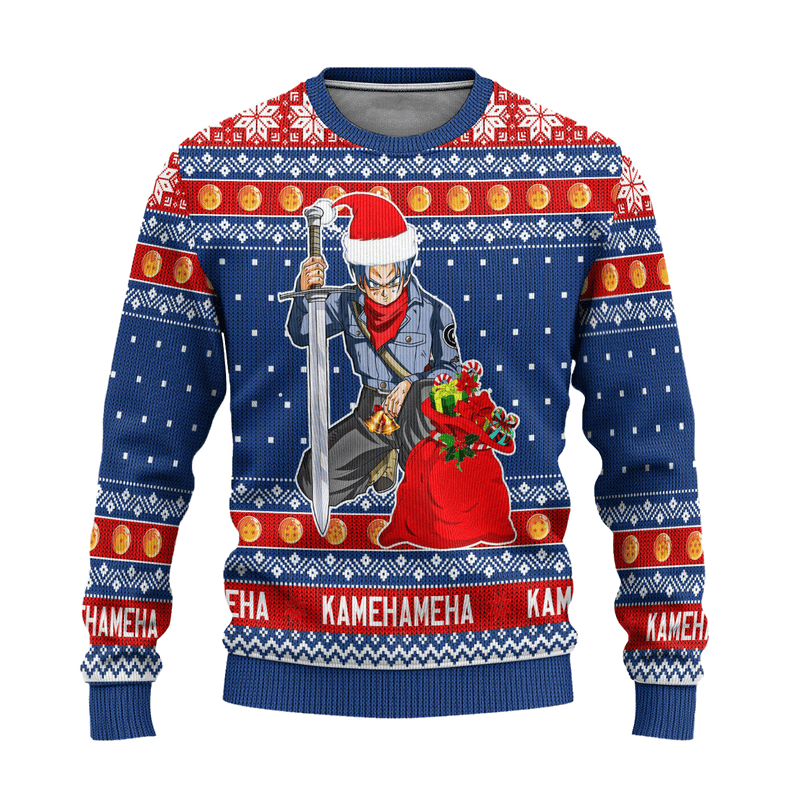 Future Trunks Dragon Ball Anime Ugly Christmas Sweater Xmas Gift Nearkii