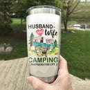 Husband And Wife Camping Camfire Tumbler 3 2023 Nearkii